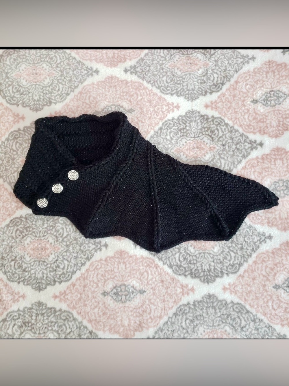 Black Dragon Wing Cowl Scarf